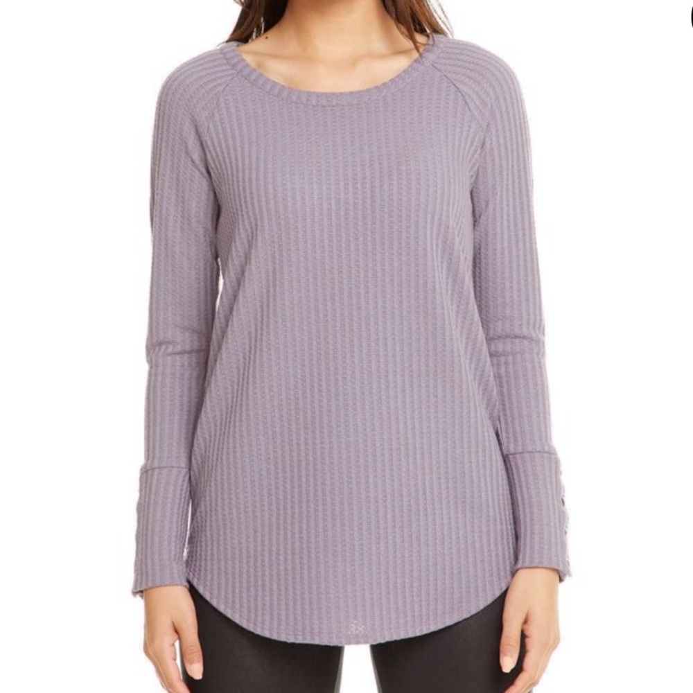Chaser Ladies' Long Sleeve Waffle Thermal Top